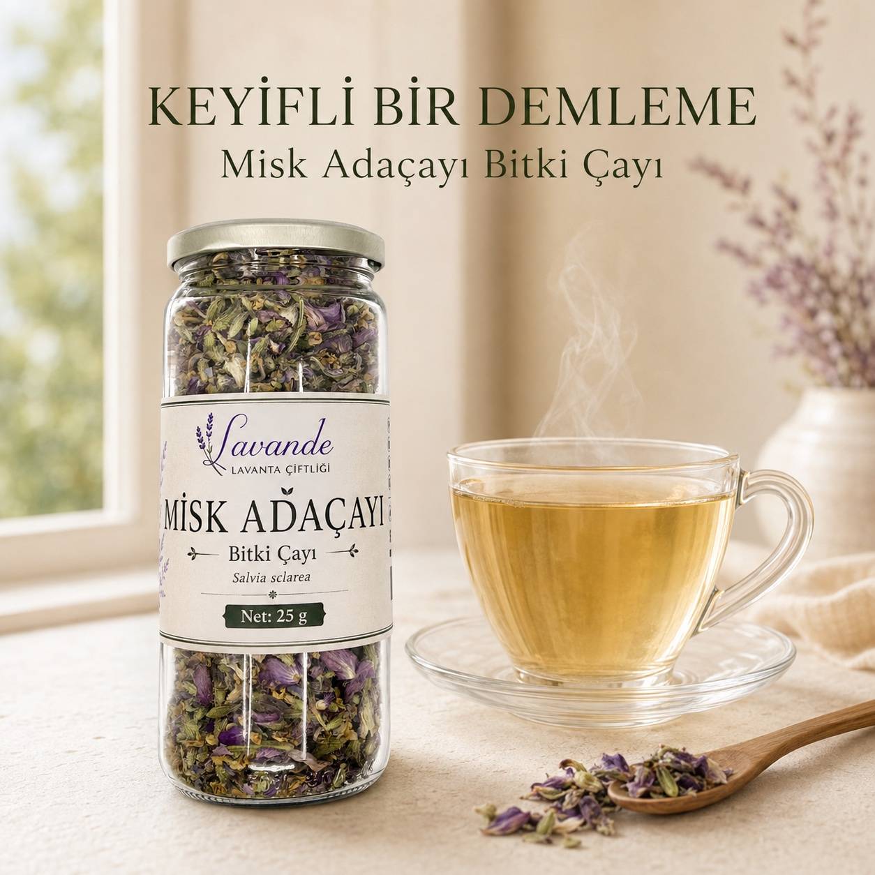 Misk Adaçayı (Clary Sage) — Lavande Lavanta Çiftliği (fotoğraf 7/8)