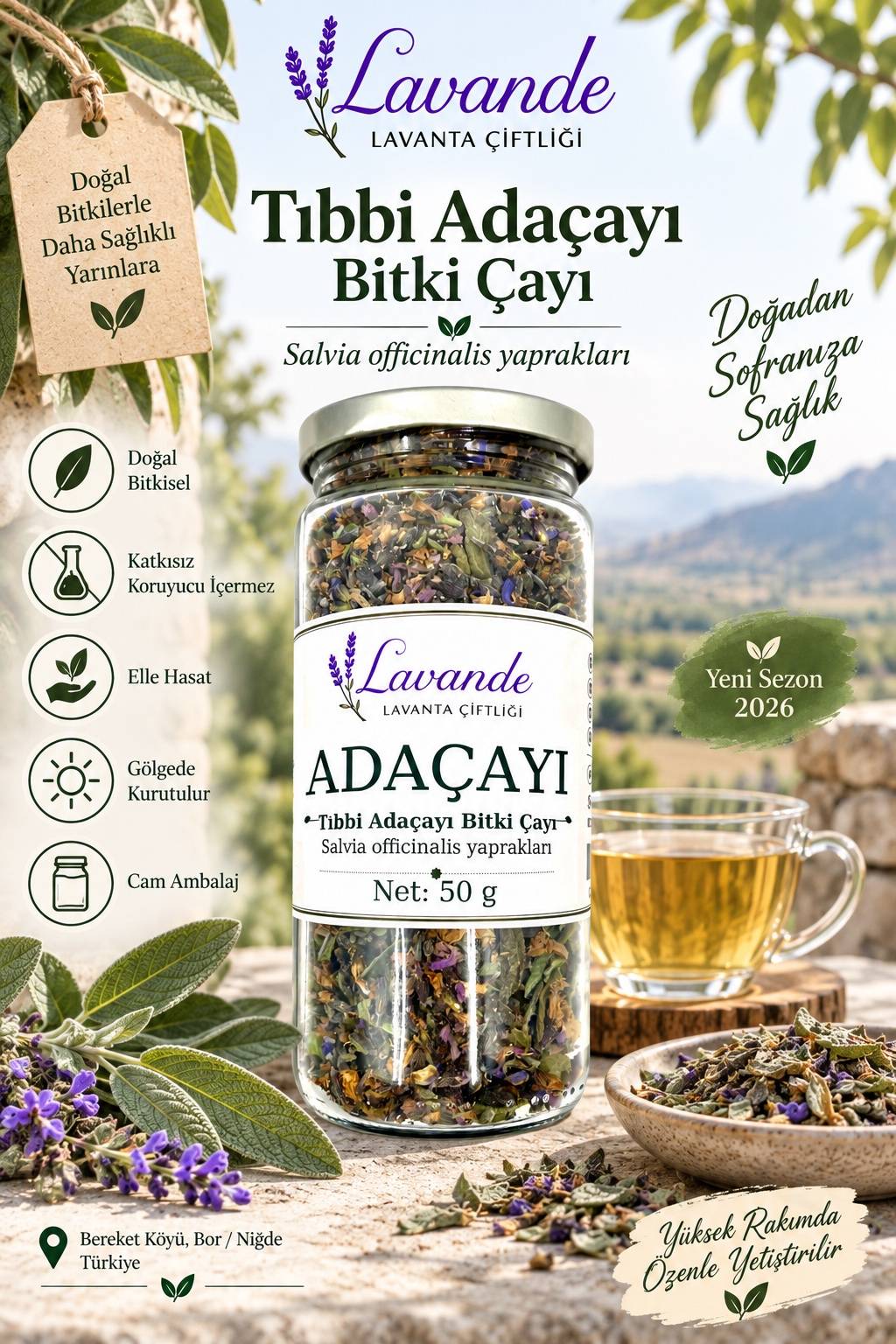 Tıbbi Adaçayı — Lavande Lavanta Çiftliği (fotoğraf 4/7)