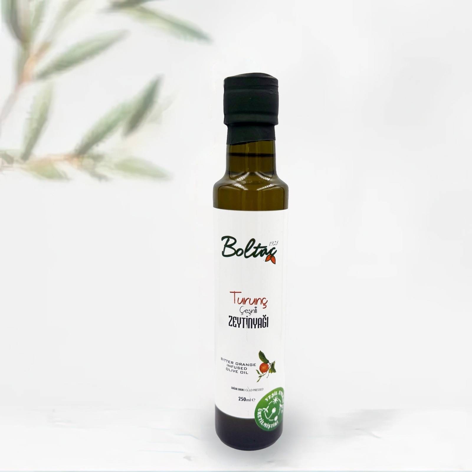 250 ml Turunç Çeşnili Zeytinyağı — Boltaç Zeytinyağı