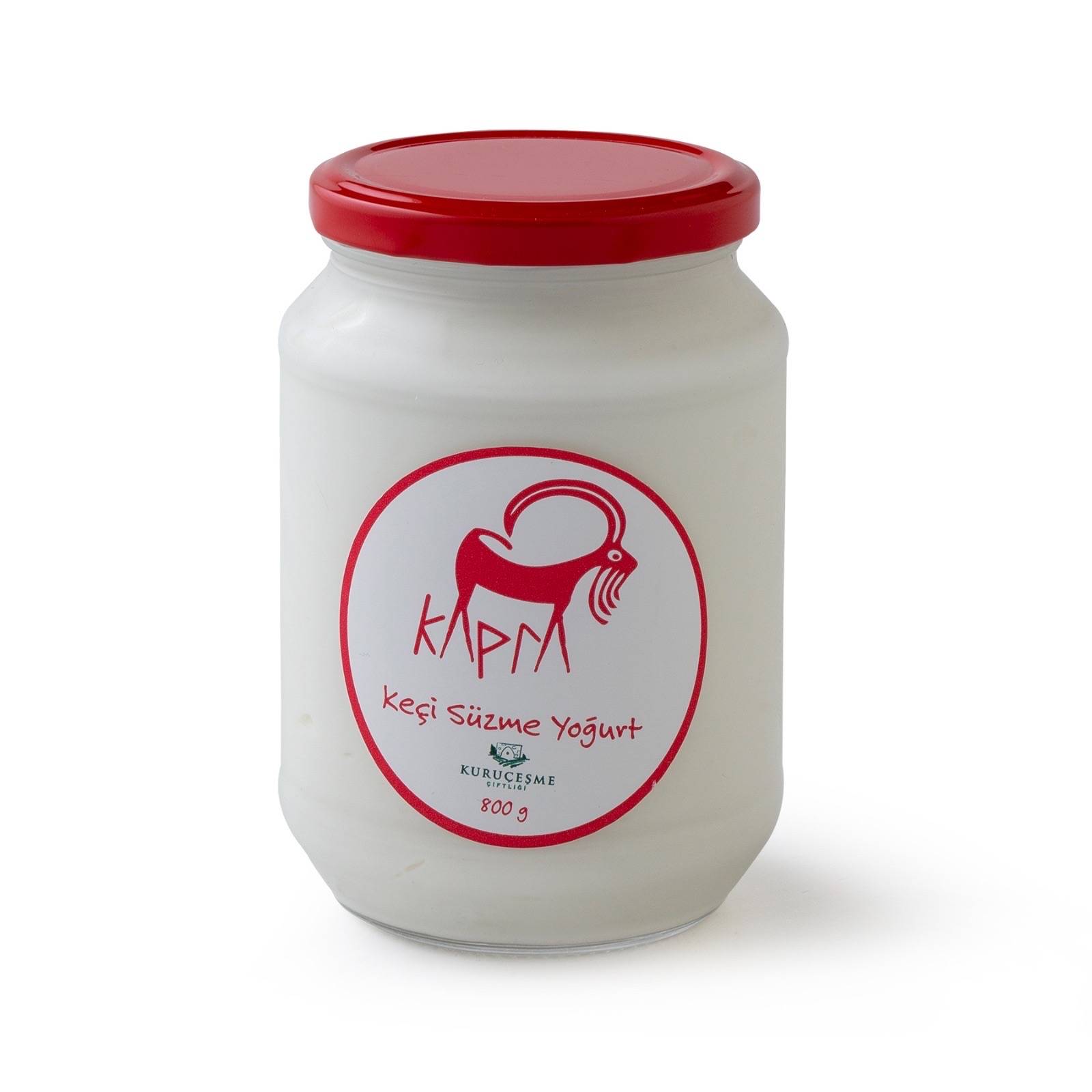 Kapra Keçi Süzme Yoğurt 800 gr  — Kuruçeşme Çiftliği Muhasebe
