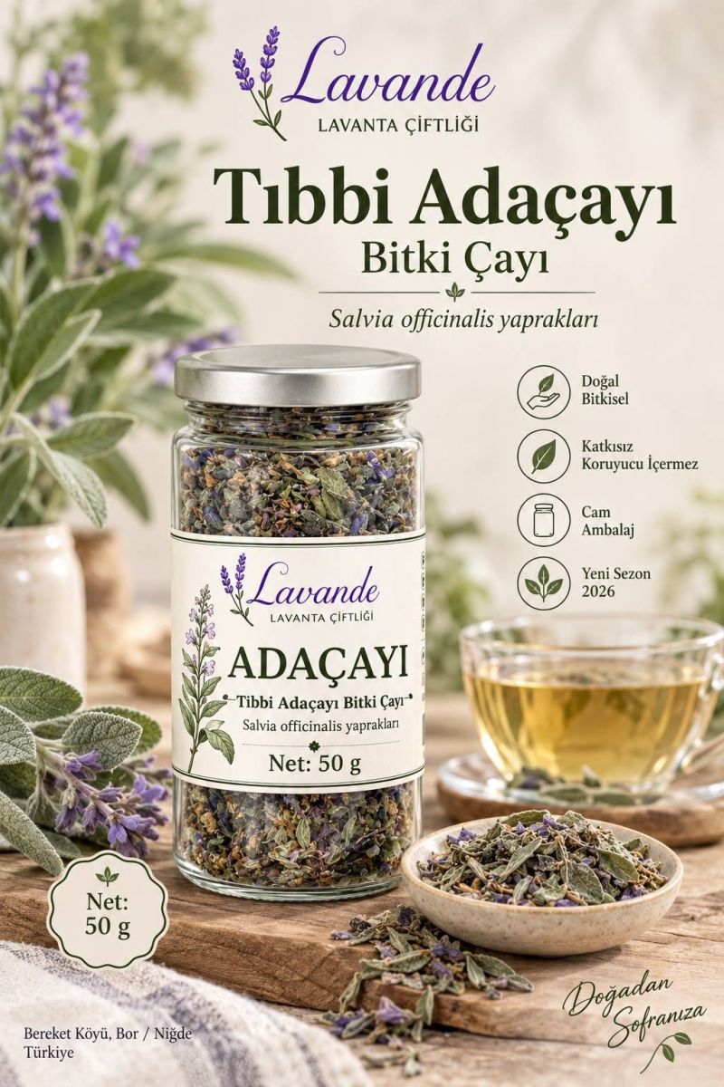 Tıbbi Adaçayı — Lavande Lavanta Çiftliği, Seyhan, Adana