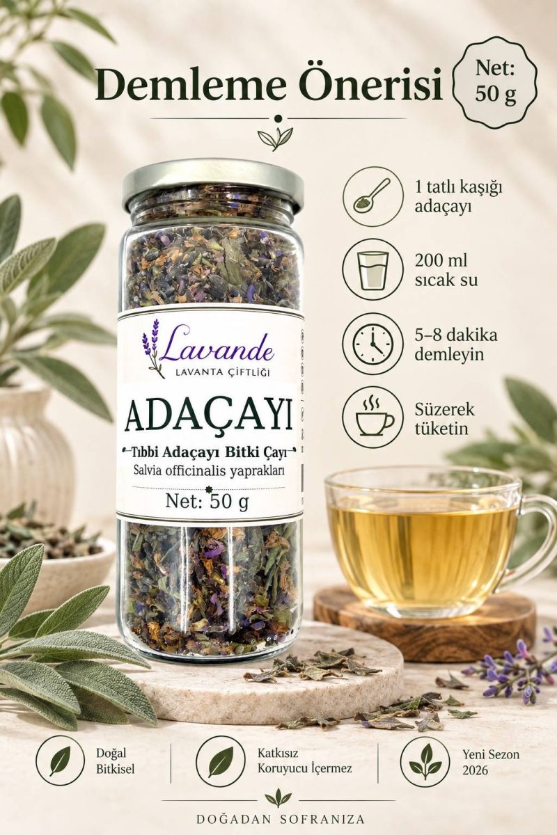 Tıbbi Adaçayı — Lavande Lavanta Çiftliği (fotoğraf 2/7)