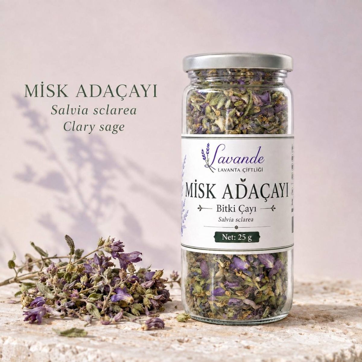 Misk Adaçayı (Clary Sage) — Lavande Lavanta Çiftliği (fotoğraf 2/8)