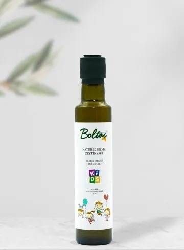 250 ml Bebek ve Çocuklar için Soğuk Sıkım Natürel Sızma Zeytinyağı — Boltaç Zeytinyağı