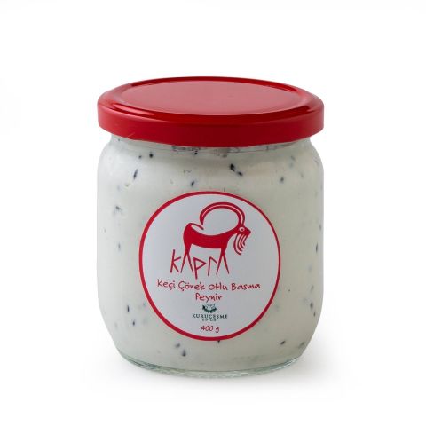 Kapra Keçi Çörekotlu Basma Peynir 400 gr — Kuruçeşme Çiftliği Muhasebe