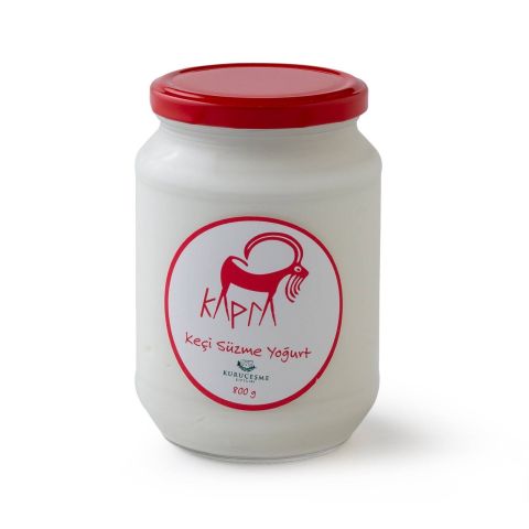 Kapra Keçi Süzme Yoğurt 800 gr — Kuruçeşme Çiftliği Muhasebe