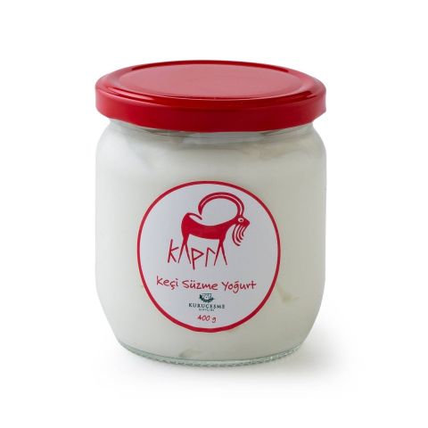 Kapra Keçi Süzme Yoğurt 400 gr — Kuruçeşme Çiftliği Muhasebe